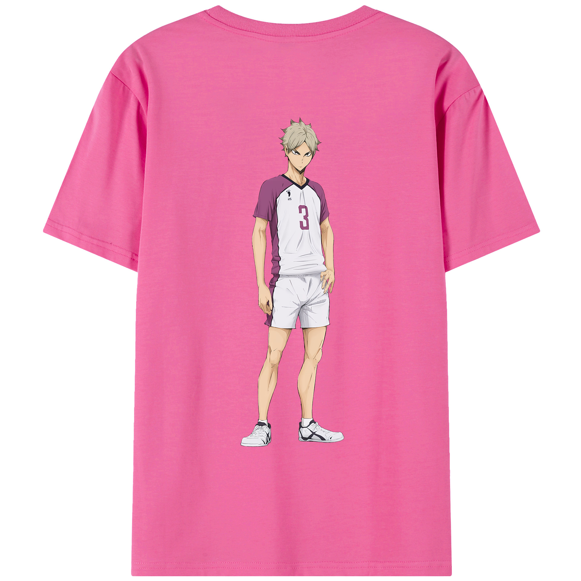 （画像用） ハイキュー!! Haikyu!! レディース半袖Tシャツ(バックプリント)